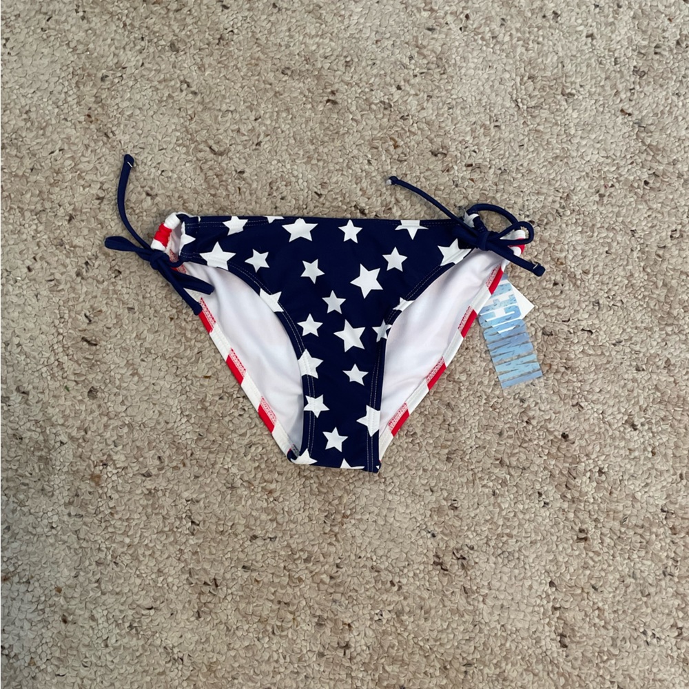 Size Small American Flag bikini bottoms